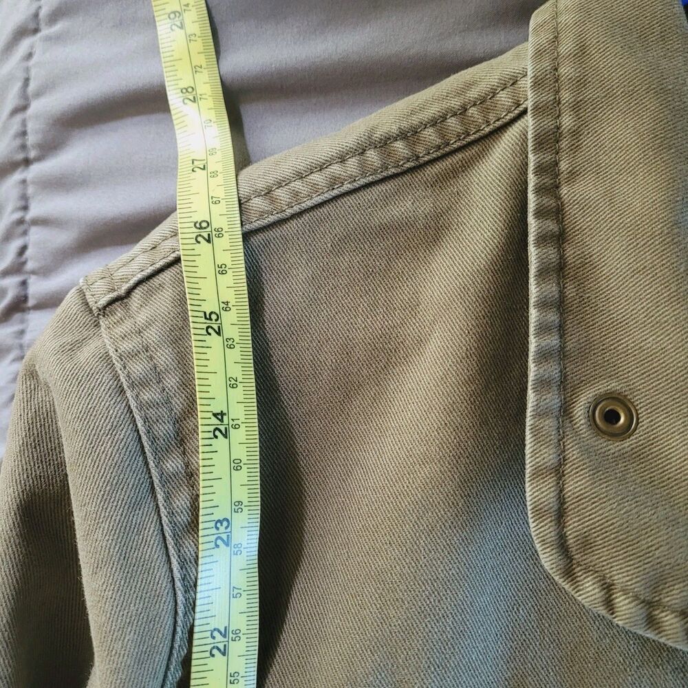J.Crew Military Field Utility 100% Cotton Mens Jacket Size Medium M-65 Work Euc - Picture 6 of 7